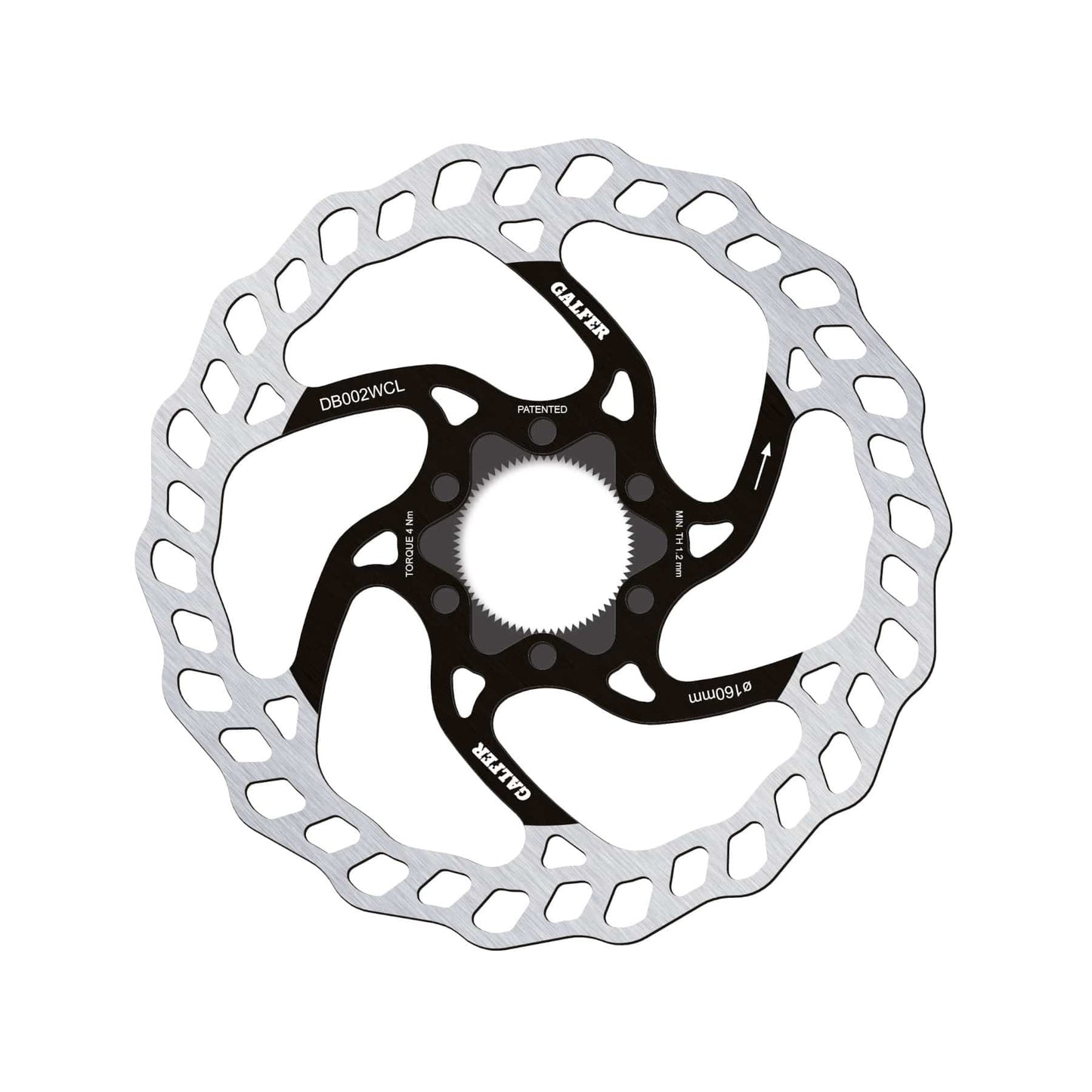 GALFER DISCO DE FRENO 1.8MM - Centerlock
