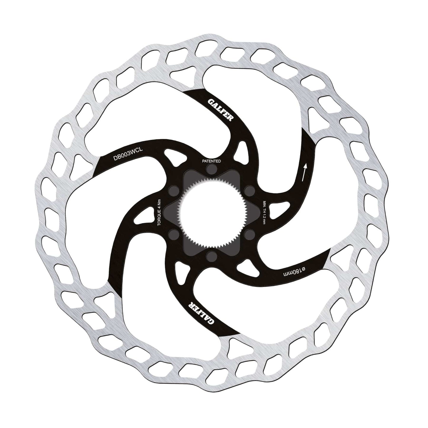 GALFER DISCO DE FRENO 1.8MM - Centerlock