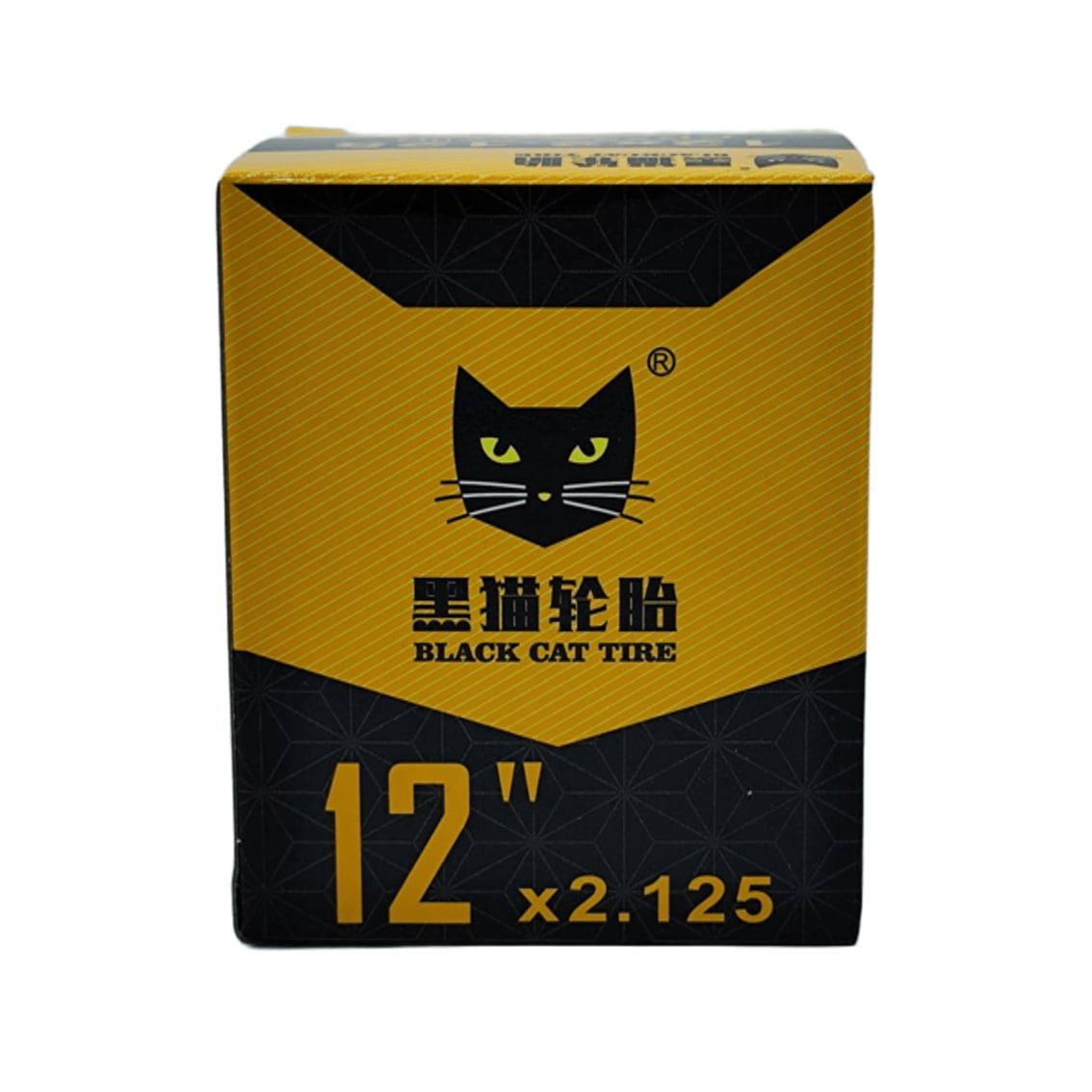 Black Cat Cámara de aire 12X2.125 Schrader (Válvula acodada 45º)