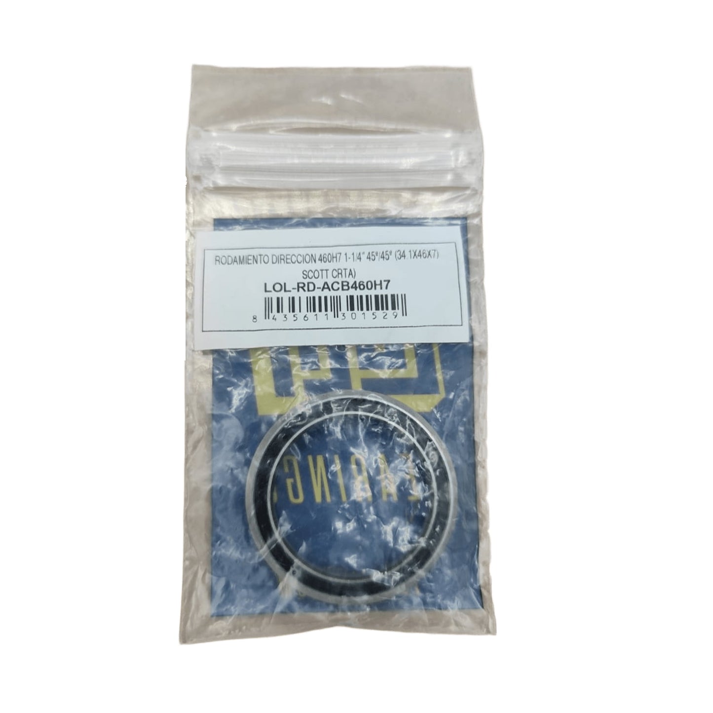 Rodamiento LOLA 460H7 1-1/4" 34.1x46x7mm - 45º/45º
