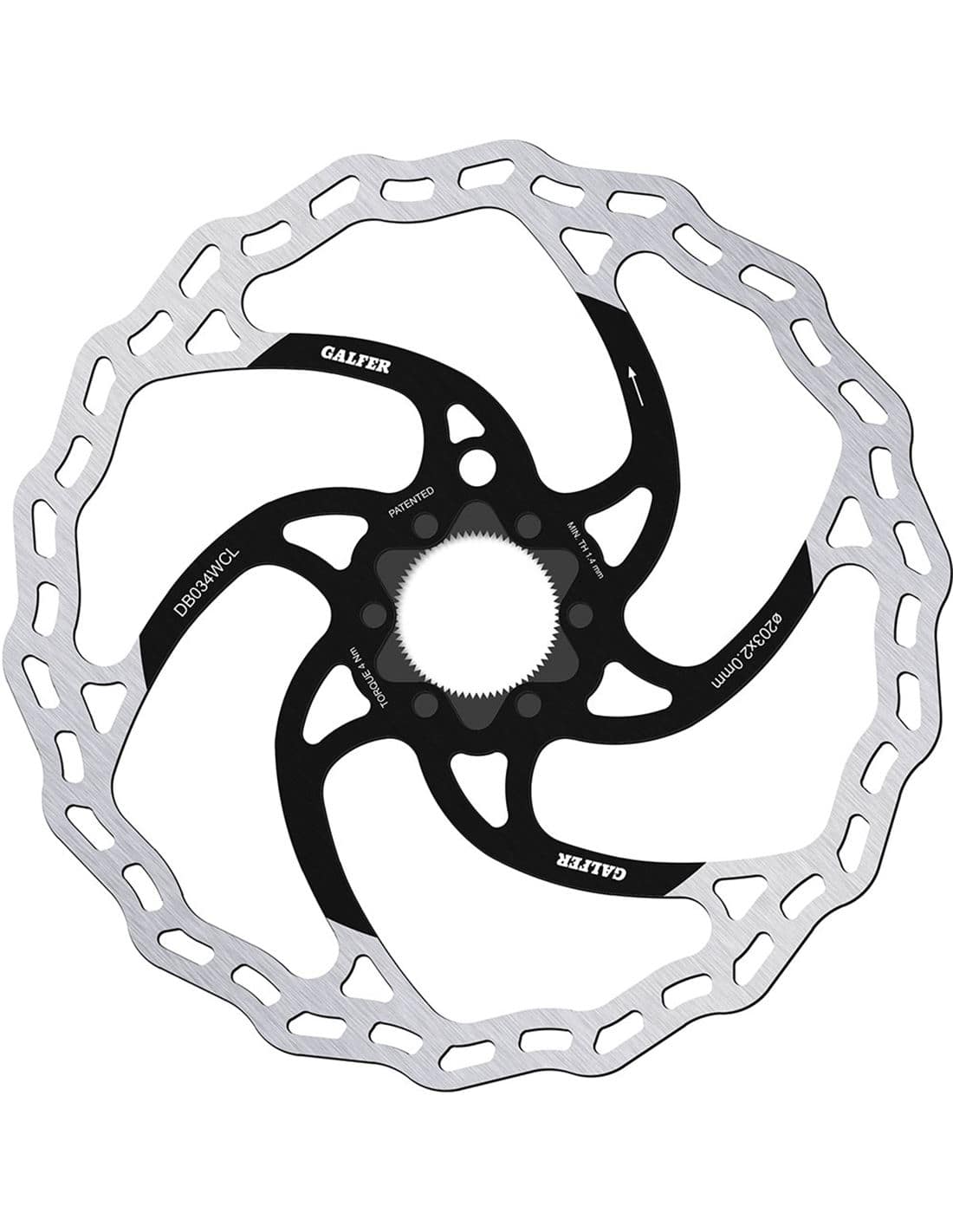 GALFER DISCO DE FRENO 2.0MM - Centerlock