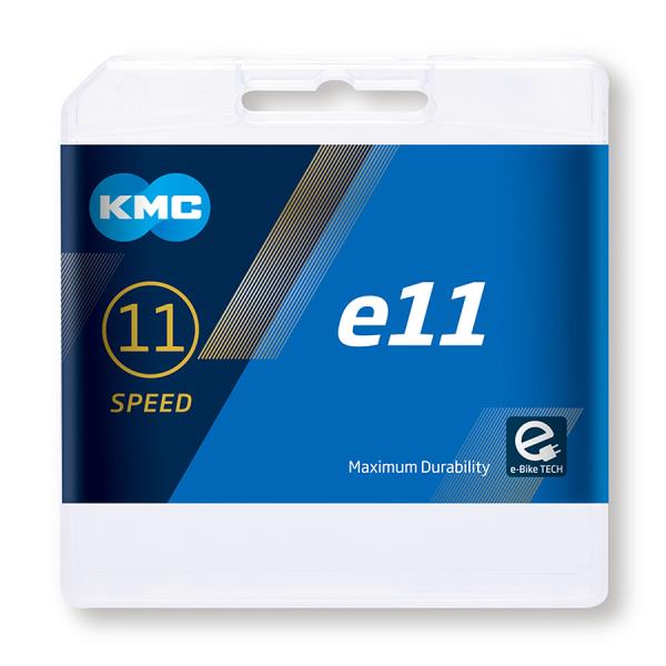 Cadena KMC e11 11 velocidades 122e Plata