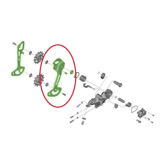 SHIMANO Jaula Cambio Trasera Externa SLX RD-M7100 SGS 12v