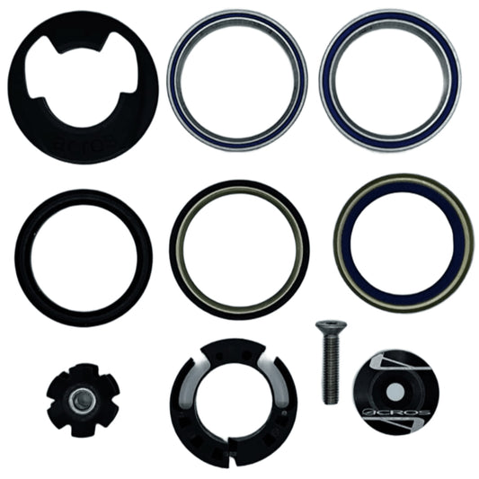 ACROS Dirección integrada 1 1/8"-1.5" IS52/28.6 - IS52/40 guiado interno de cables