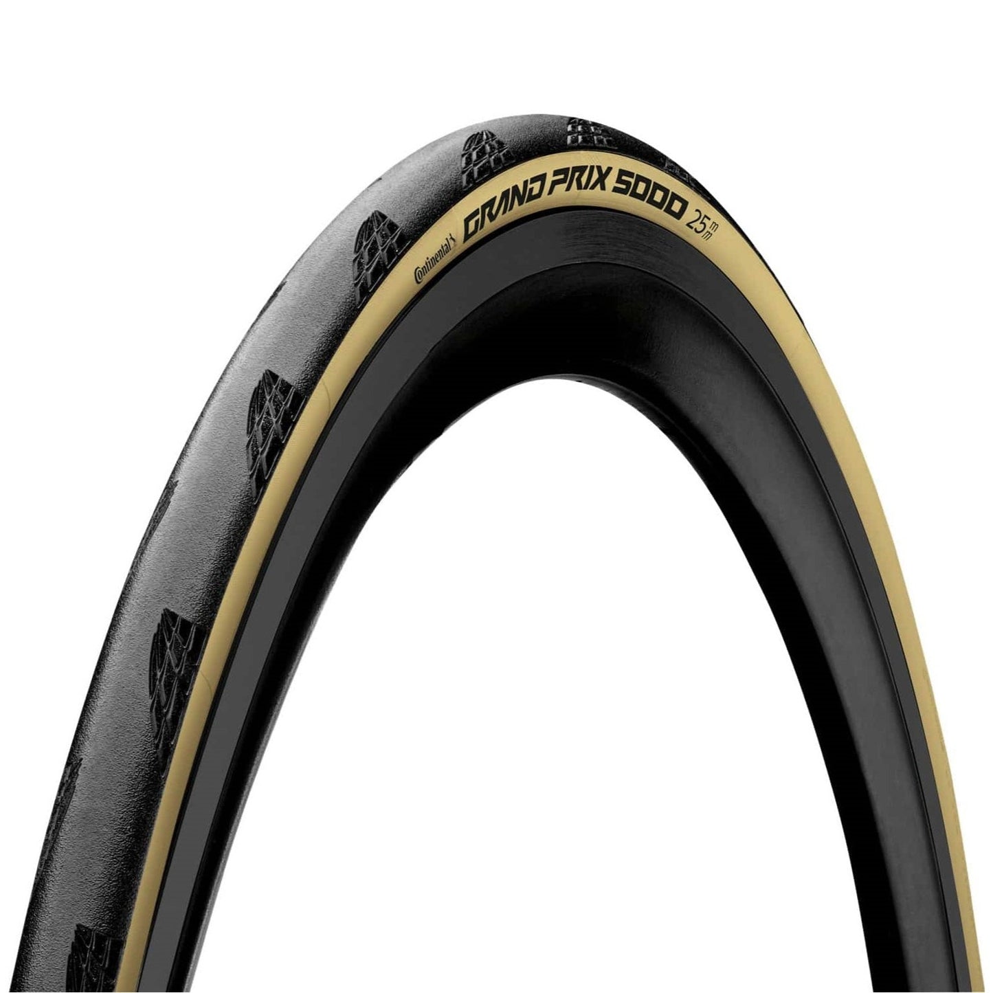 CONTINENTAL Neumático plegable GRAND PRIX 5000 28X1.10" (700X28C) - Negro/Crema