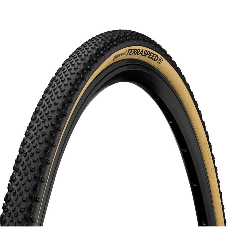 CONTINENTAL Neumático plegable TERRA SPEED PROTECTION 28X1.50" (700X40C) TLR - BLACK CHILI - Negro/Crema