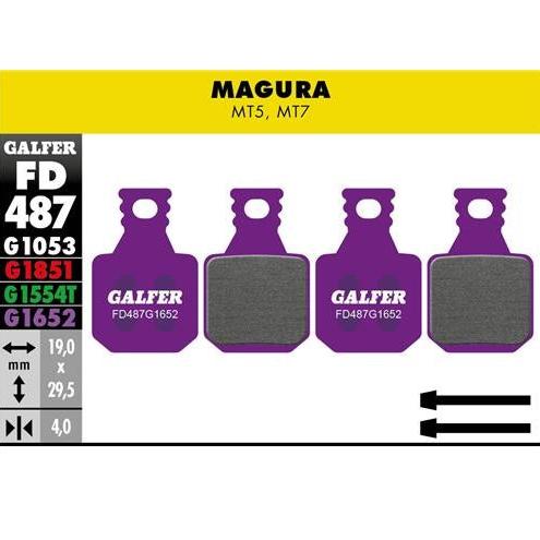 GALFER Pastillas de Freno Disco FD487 - MAGURA MT5 / MT7