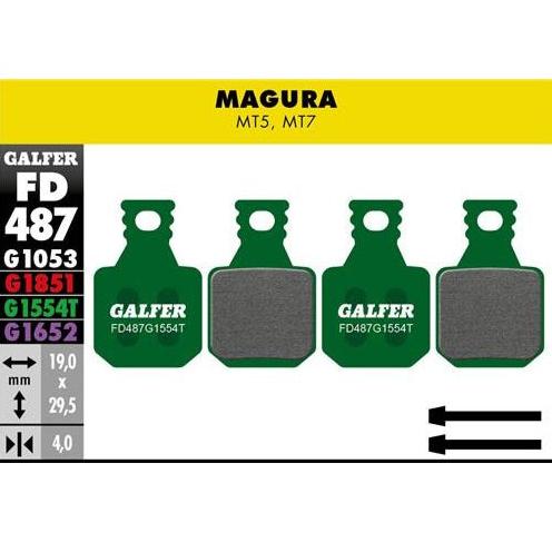GALFER Pastillas de Freno Disco FD487 - MAGURA MT5 / MT7