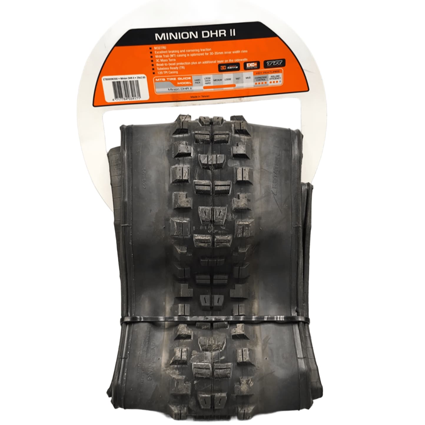 Maxxis MINION DHR II 29X2.60" TR EXO+ 3C MAXXTERRA 60TPI Neumático plegable