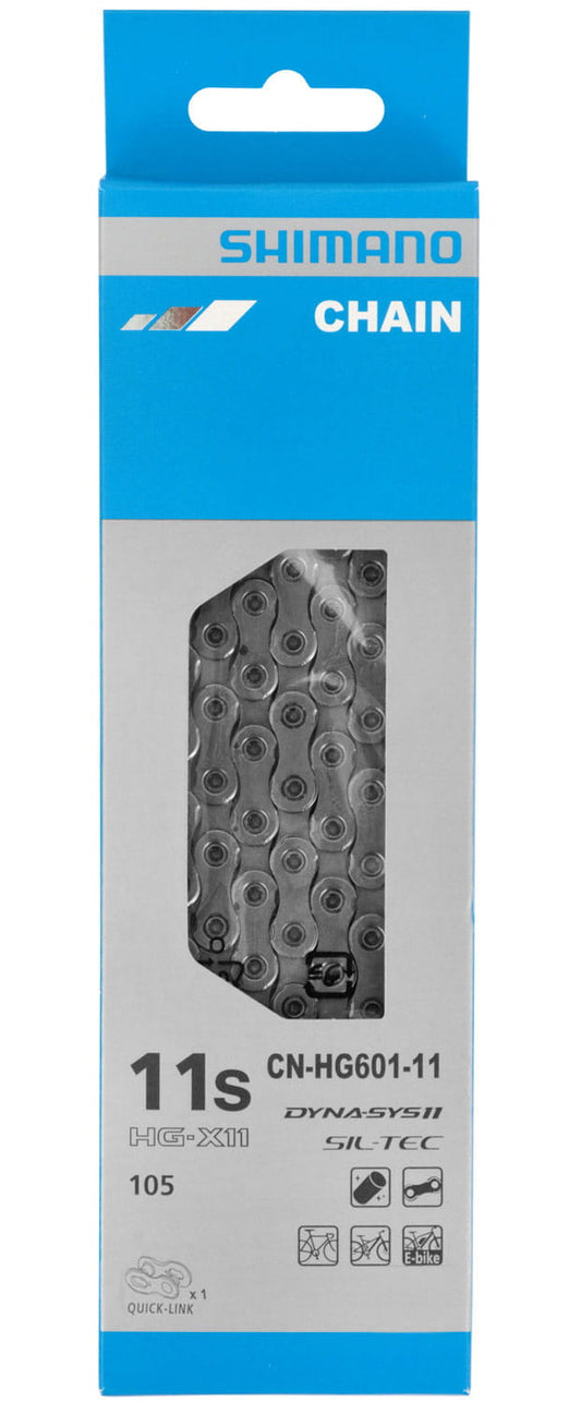 Cadena Shimano 105/Deore SXL 11v CN-HG601-11 116e con Quick Link