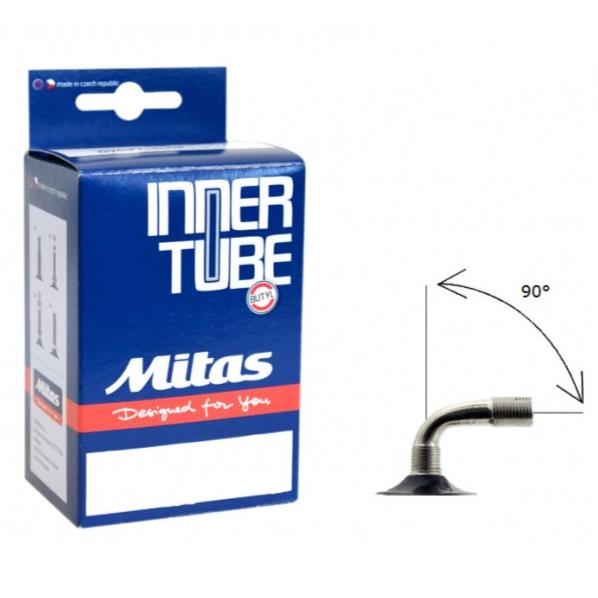 MITAS Cámara de aire 12.5x1.50-2.10 Schrader (Válvula acodada 90º)