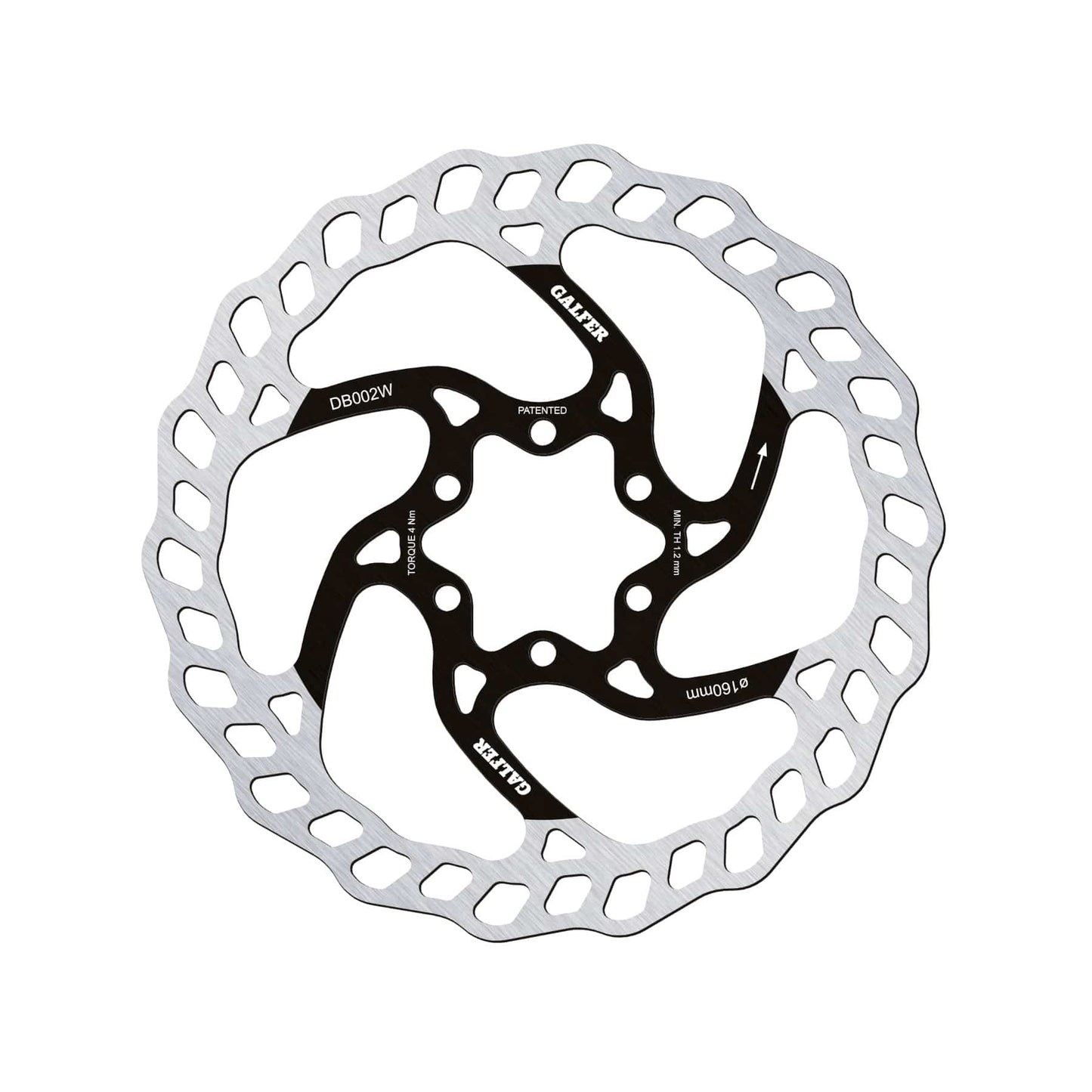 GALFER DISCO DE FRENO 1.8MM - 6 TORNILLOS