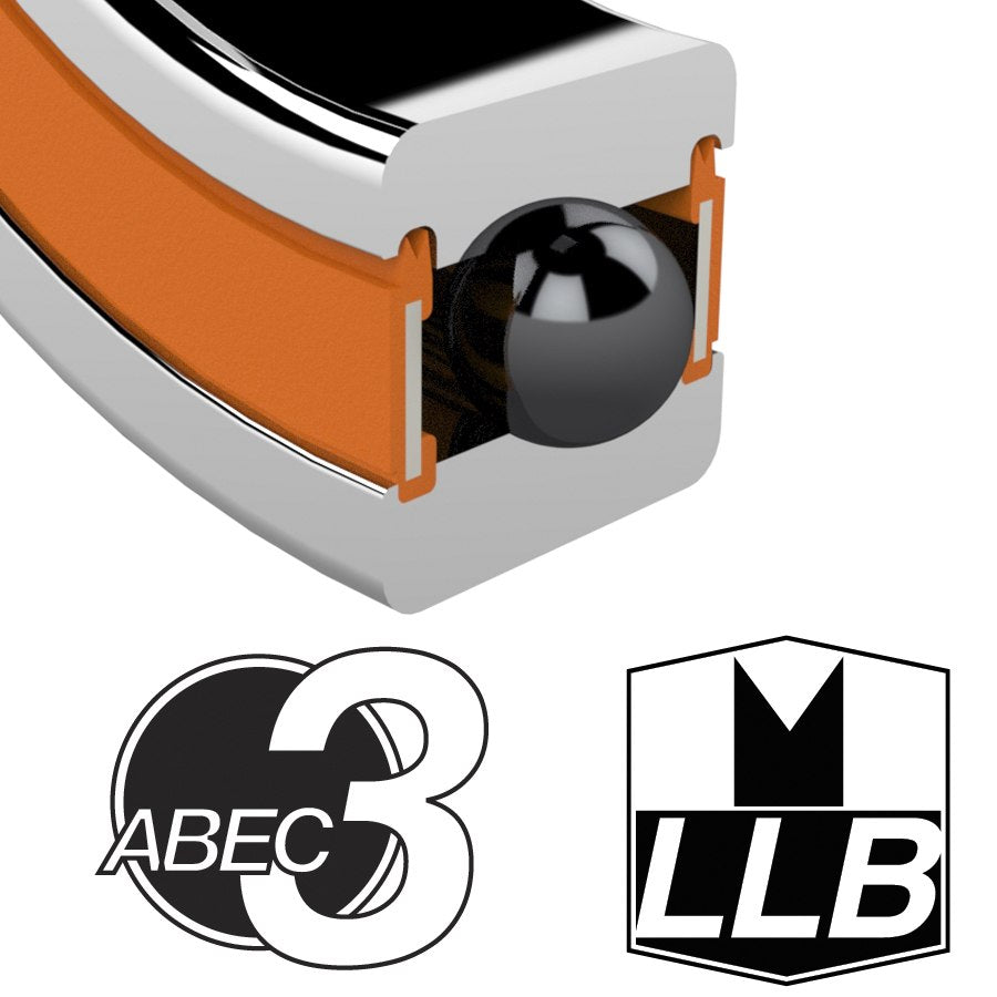 ENDURO BEARINGS Rodamiento buje 63802 LLB - ABEC 3 - 15x24x7mm