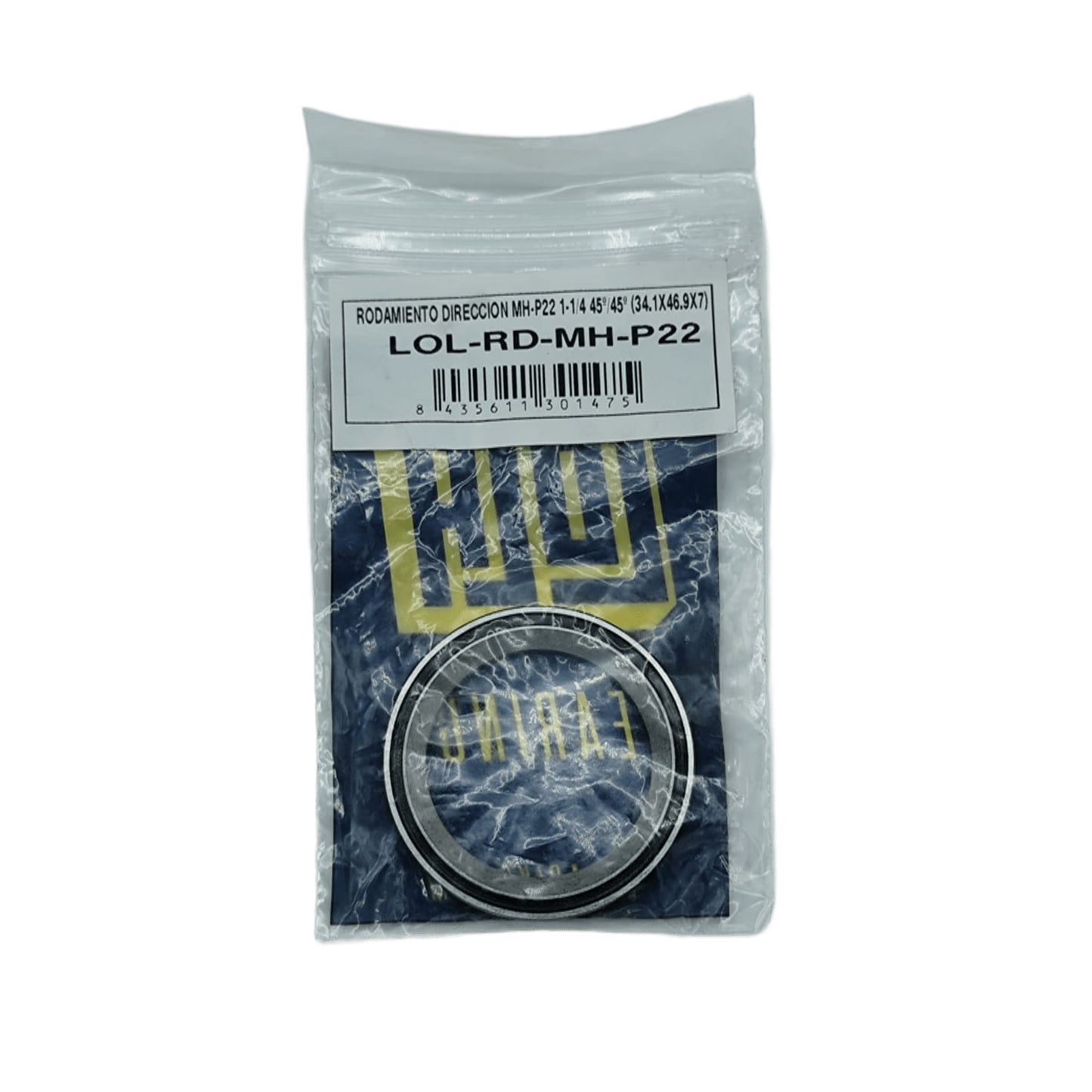 Rodamiento dirección LOLA MH-P22 1-1/4"  34.1x46.9x7mm - 45º/45º TH MR180