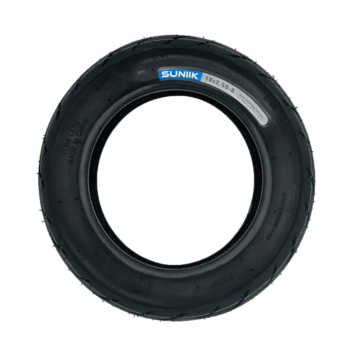 SUNIIK Rueda Cubierta 10×2.50-6 tubetype con Gel antipinchazo