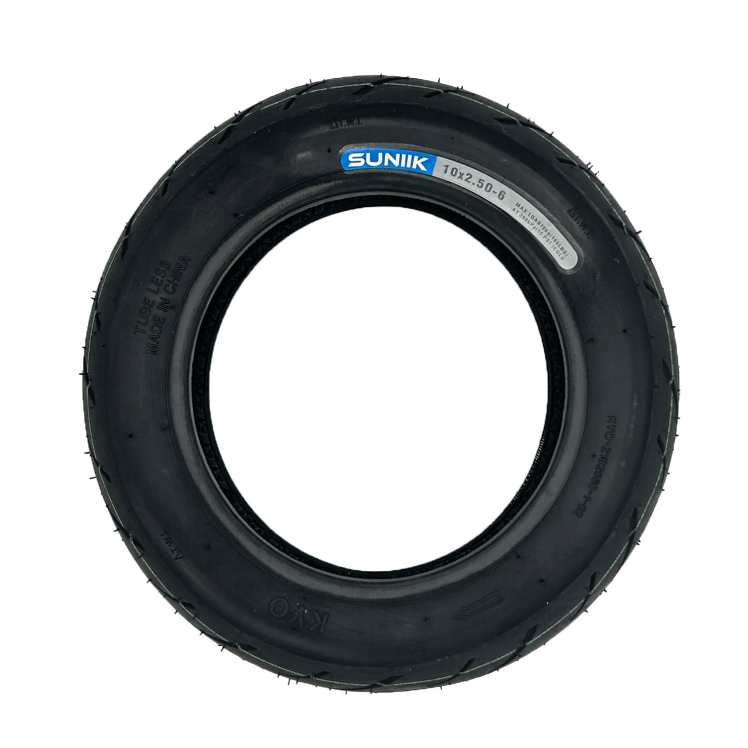 SUNIIK Rueda Cubierta 10×2.50-6 tubetype con Gel antipinchazo