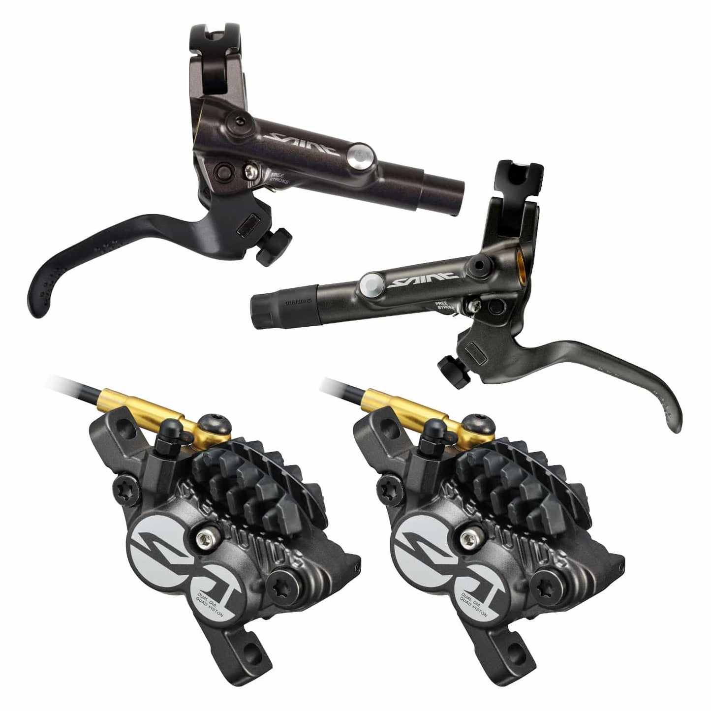 SHIMANO Juego de freno de Disco SAINT BL-M820 + BR-M820 I-Spec EV