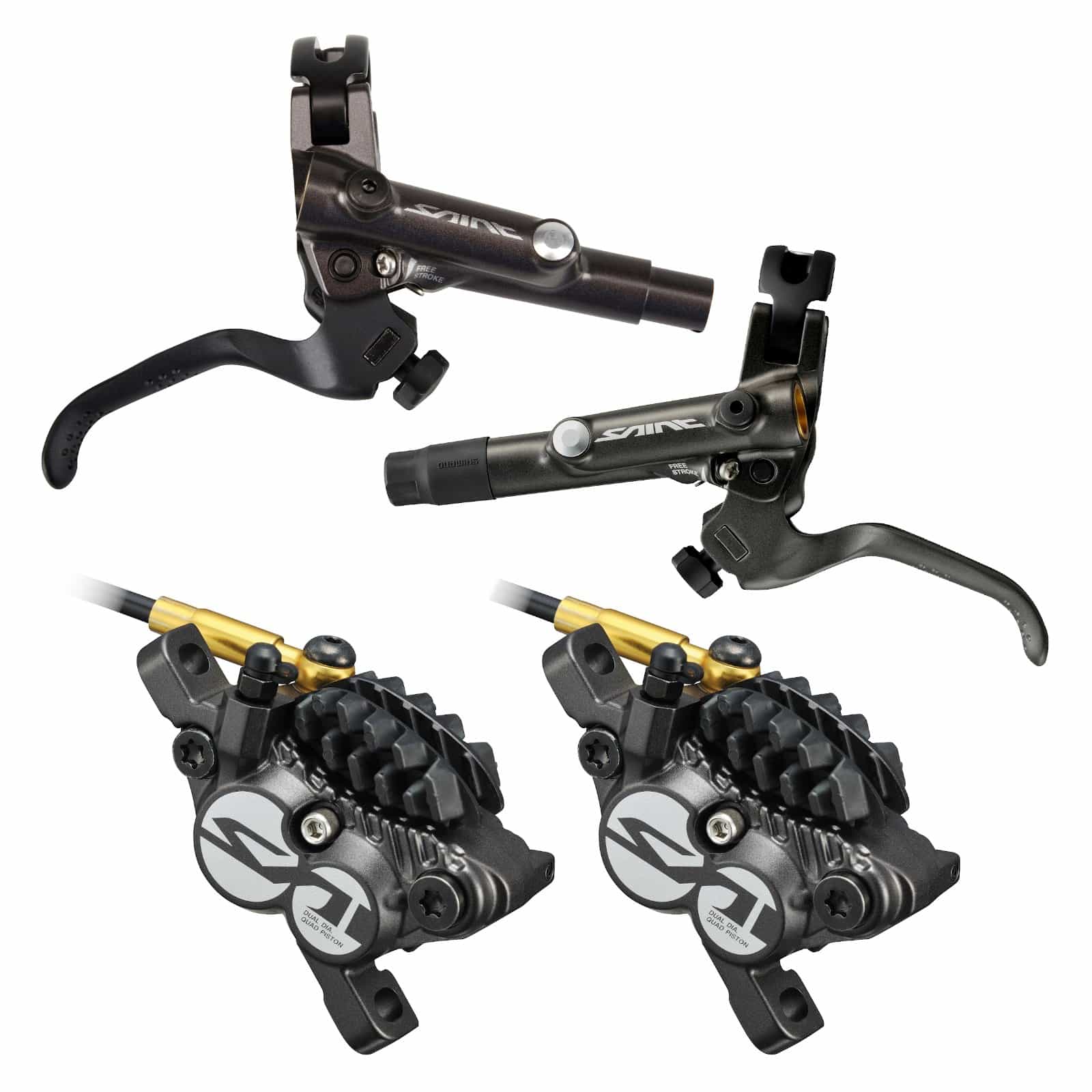SHIMANO Juego de freno de Disco SAINT BL-M820 + BR-M820 I-Spec EV