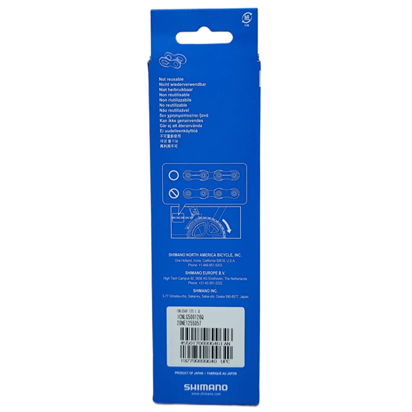 Cadena Shimano CN-LG500 10/11v 126e con Quick Link