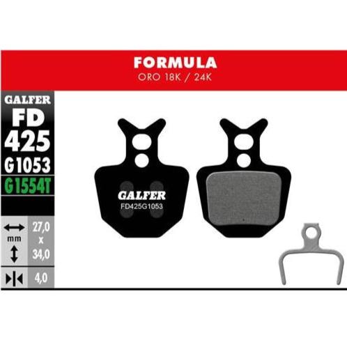 GALFER Pastillas de Freno Disco FD425G1053 STANDARD - Formula Oro 18K, 24K