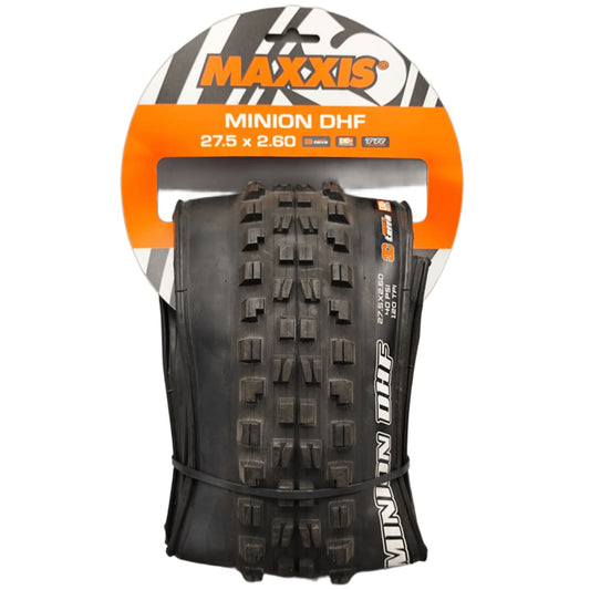 Maxxis Neumático plegable MINION DHF 27.5X2.60" TR EXO+ MAXXTERRA 60TPI