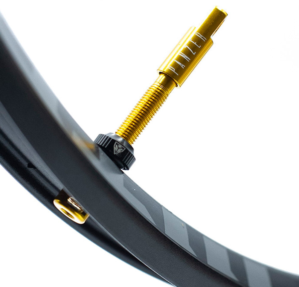 PANZER Valvulas Tubeless Aluminio 48mm - Presta