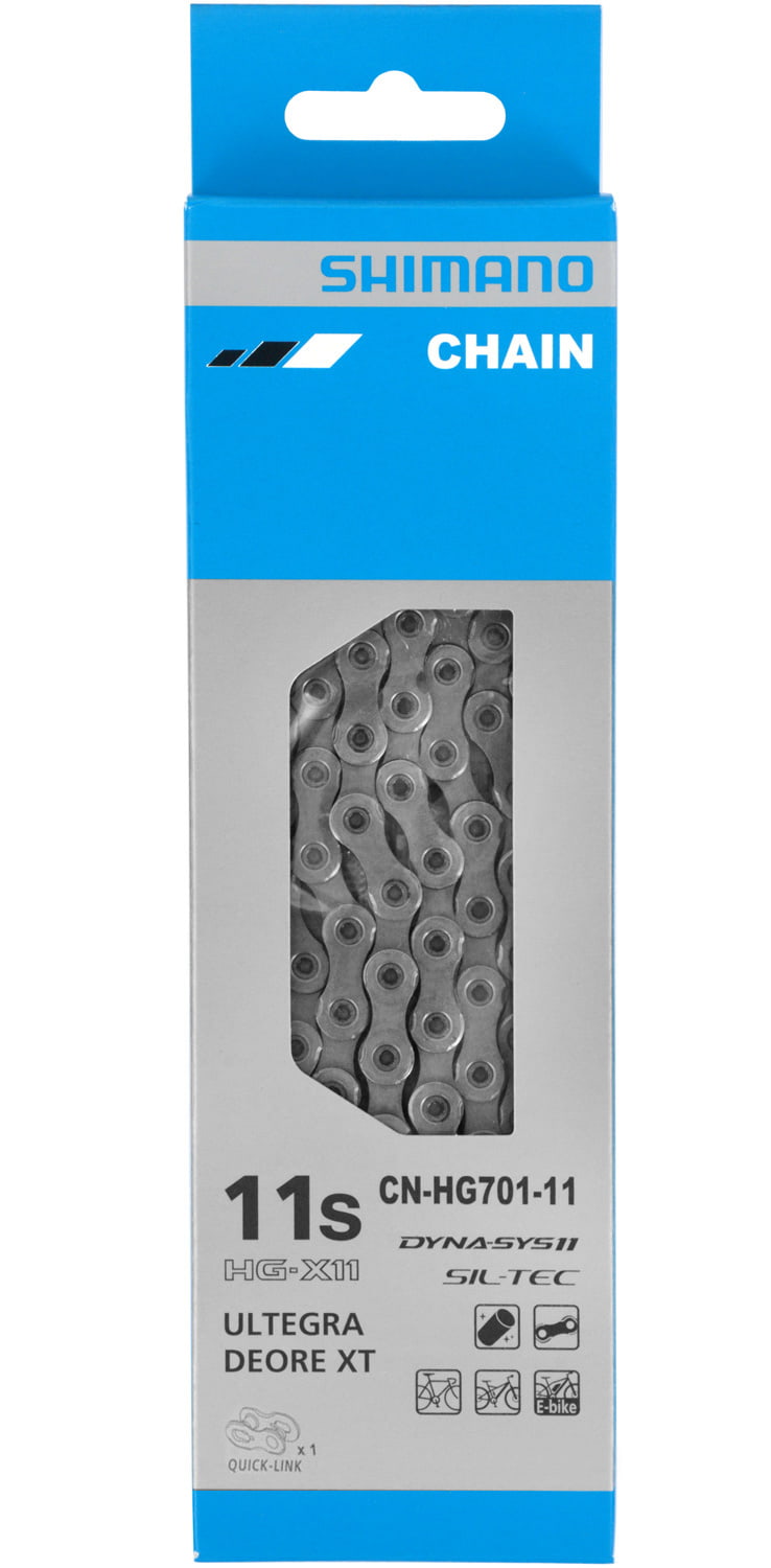 Cadena Shimano Ultegra/Deore xt 11v CN-HG701-11 126e con Quick Link