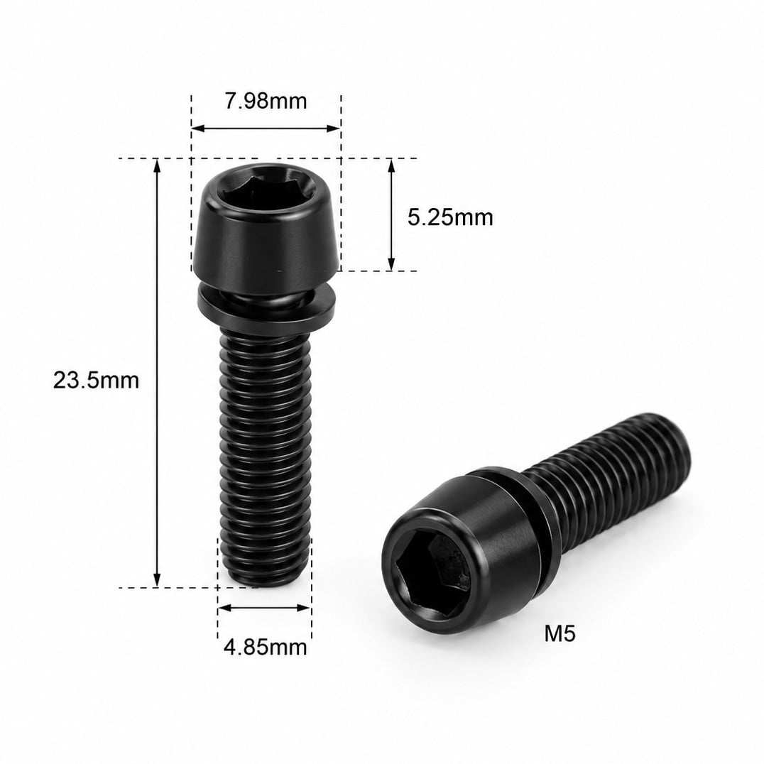 Tornillo de cabeza hexagonal M5X18mm - Acero INOX - 2 Unidades