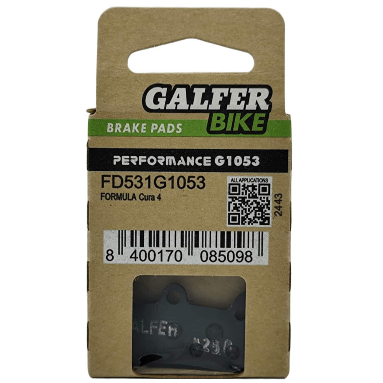 GALFER Pastillas de Freno Disco FD531 - Formula Cura 4