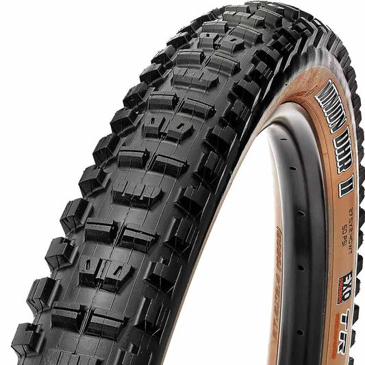 Maxxis Neumático plegable MINION DHR II TANWALL 27.5X2.40"WT TR EXO DUAL 60TPI
